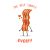 Bacon T-Shirt S fehér unisex