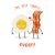Egg and bacon T-Shirt XXL fehér unisex
