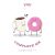 Doughnut and coffee T-Shirt XL fehér unisex