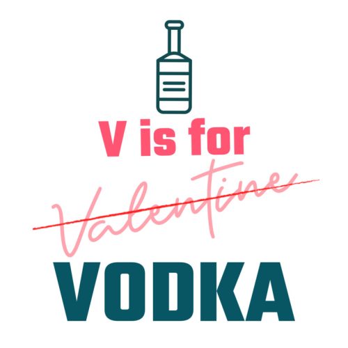 Vodka T-Shirt L fehér unisex