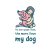 Dog T-Shirt XL fehér unisex
